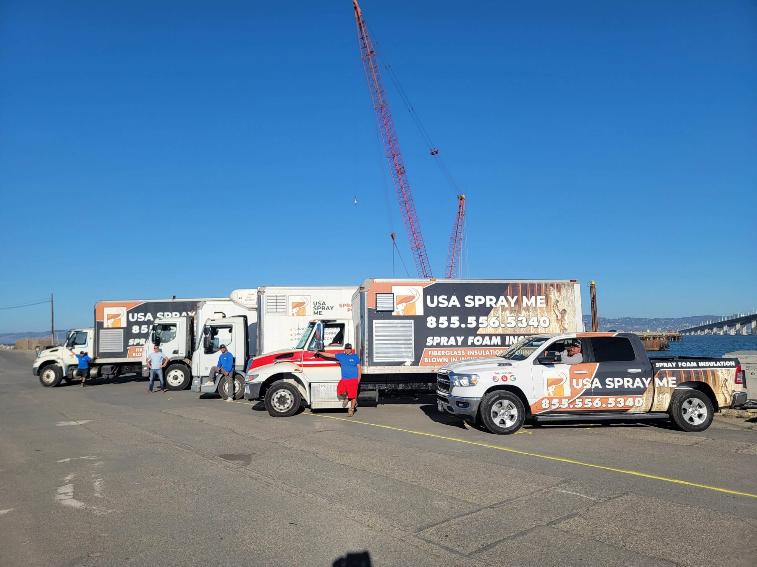 Finished commercial insulation project in the East Bay