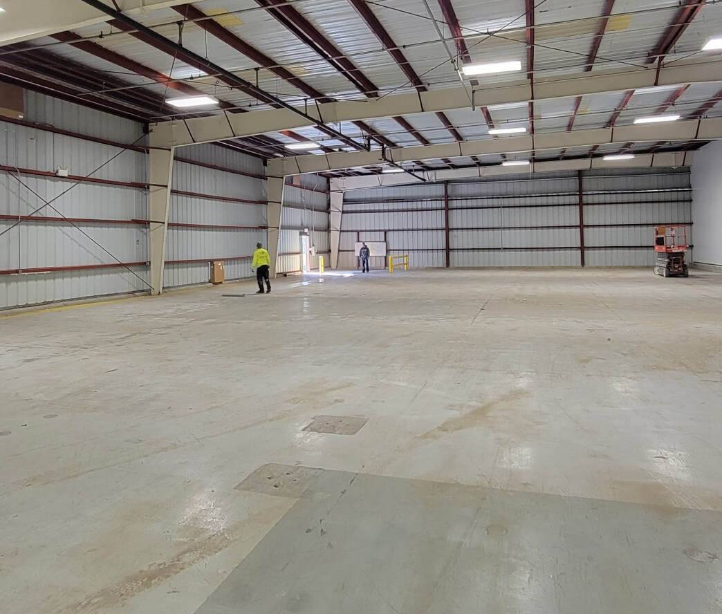 Closed-cell foam insulating a cold storage room